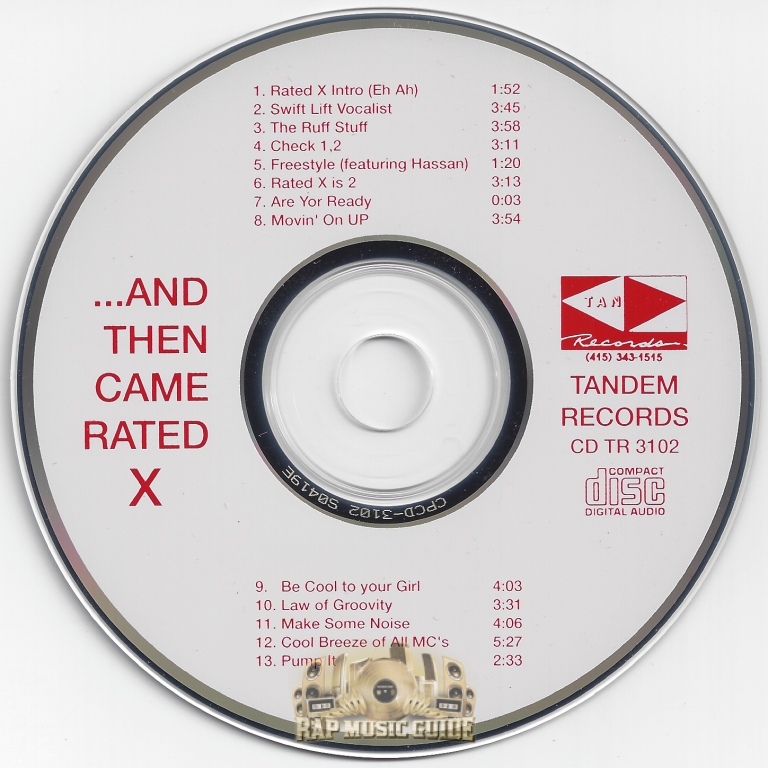 Rated X -And Then Came Rated X: CD | Rap Music Guide